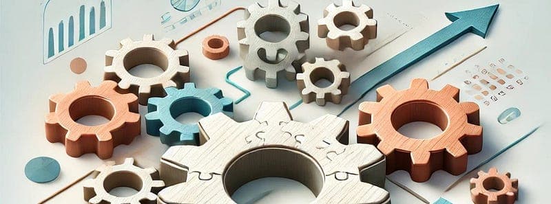 Autonomie et Autogestion. Représentation d’un système d’engrenage